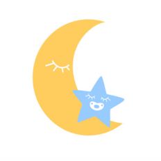 moon and star