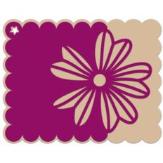 candy flower gift tag