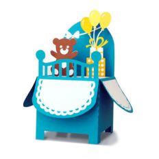 baby crib box card
