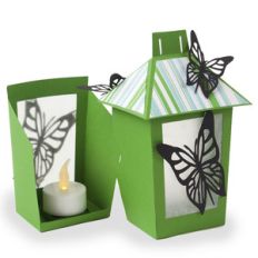 3d butterfly tea light lantern