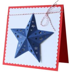 3d star card