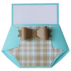 baby diaper invitation
