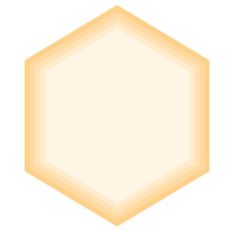 nested hexagon jewel shapes