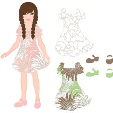 dress for lizzy paper doll