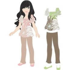 outfit for lizzy paper doll