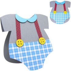 baby onesie card