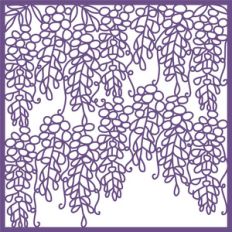 wisteria background /stencil