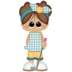 girl golfing