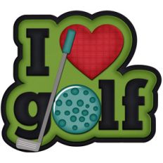i love golf title