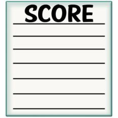 golf score pad
