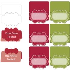 christmas place card set