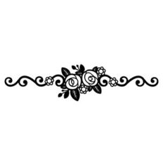 elegant rose border