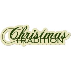 'christmas tradition' word phrase