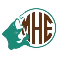fish on the line monogram frame