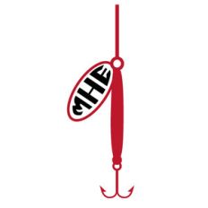 fishing lure monogram frame