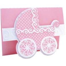 baby carriage card