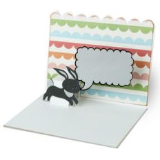 a2 popout rabbit card