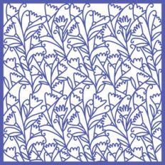 wild starwort 12x12" page, background or stencil