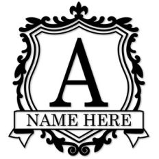crest monogram a