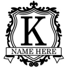 crest monogram k
