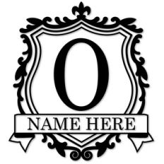 crest monogram o