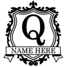 crest monogram q