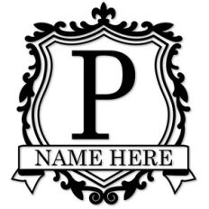 crest monogram p