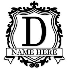 crest monogram d