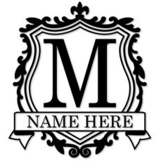crest monogram m