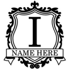 crest monogram i