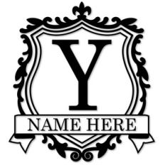 crest monogram y