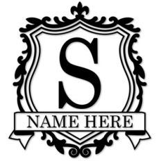 crest monogram s