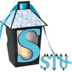 3d lantern banner with s-t-u