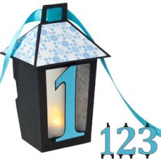 3d lantern banner with 1-2-3