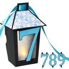 3d lantern banner with 7-8-9
