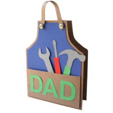 dad tool apron card