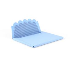 4x6 thick envelope big scallop