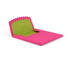 5.5" square thick envelope scallop