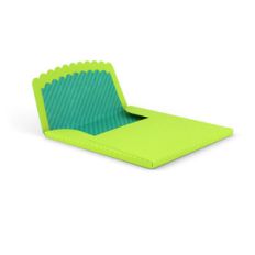 6.5" square thick envelope scallop