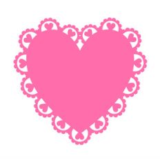 heart doily