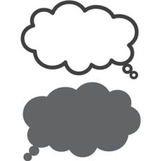 thought bubbles