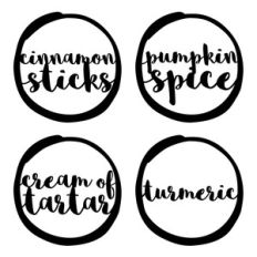 pantry labels set