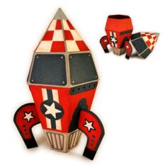rocket 3d model box