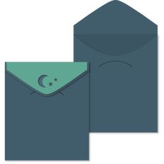 box card envl moon stars