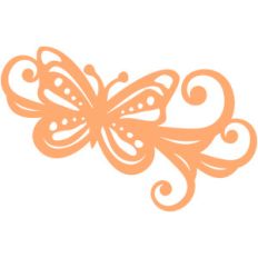 butterfly flourish
