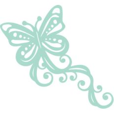 butterfly flourish