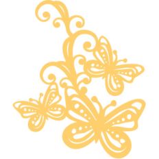 butterfly flourish