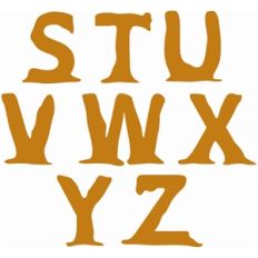 halloween letters s-z