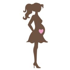 pregnant silhouette