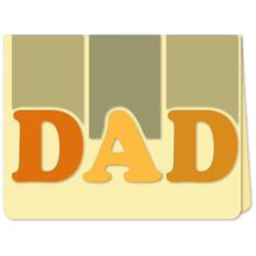 dad trio a6 card